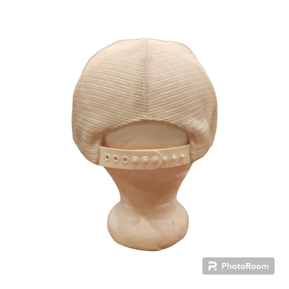 Vtg 1981 Pac-Man Snap Back Trucker Hat Cap Computer Gamers Orange White - Picture 7 of 9